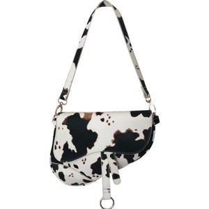 Women Cow Print Shoulder Bag Clutch Purse Underarm Handbag Satchel Zipper Tote Bag Saddle PurseCow Print Clutch is easy to match your evening dress and shoes in special occasion. Cow pattern texture would never goes out of style, classic and feminine 