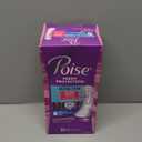 Poise Ultra Thin Incontinence & Postpartum Pads for Bladder Leaks, 7 Drop Ultra Absorbency, Long Length, 22 Count 
