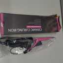 1/2 Inch Small Curling Iron for Short Hair, Dual Voltage Small Curling Wand with 2 Heat Settings 430F & 450F for Tight Curls, Pink