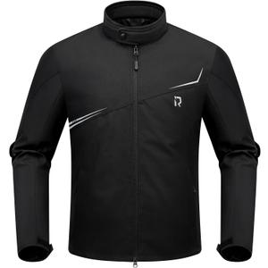 RIDEIRON Motorcycle Jacket with CE Armor, Windproof Riding Protective Gear, All Season Jacket with Removable Liner L