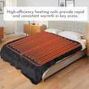 Electric Heated Blanket Full Size 72"x84", Microplush Fast Heating for Winter Night Sleeping, 5 Heat Settings & 10 Hours Auto Off, Safe for Bedroom & Sofa Use, Machine Washable, Iron Grey