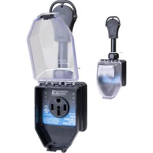 Progressive Industries SSP-50XL Portable RV Smart Surge Protector, Black, 50 Amp