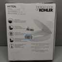 KOHLER 25875-0 Hyten 3" Height, Elevated Soft Close Elongated Toilet Seat, Contoured Seat with Grip-Tight Bumpers, Quick-Attach Hardware, No Slam Toilet Seat, White