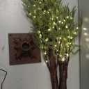 LITBLOOM Lighted Norfolk Pine Tree 4FT 180 LED Fairy Lights, Christmas Tree with Lights for Home Holiday Decoration Indoor Outdoor