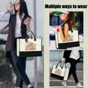 Grandma Aunt Mother in Law Mom Godmother Gifts Waterproof Canvas Tote Bag Beach Bag for Women Birthday Christmas (Floral Grammy)