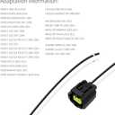 HiSport S-816 Temperature Sender/Sensor Connector Compatible with Chevrolet Chevy Sprint, Toyota Camry, Suzuki X-90, Pontiac Vibe, Mazda MX-3, Lincoln LS, Lexus ES300, Jaguar XK8 Replace 158-0421