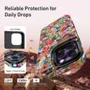 Goodon for iPhone 13 Pro Max Case Wallet - Flip Folio Leather Cover with Trendy Floral Design, 4 Card Slots & Kickstand Function, Protective Phone Case for Women and Girls - Flower Garden