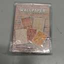 60 Sheets Self-Adhesive Dollhouse Wallpaper Flooring Aesthetic Stickers for Dollhouse Accessories Scrapbooking Journaling Junk Journal Cottagecore