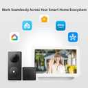Aqara Smart Doorbell Camera G410 with Chime, 2K, HomeKit Secure Video, 2-Way Audio, Built-in Matter Hub, Wireless/Wired, Supports Apple Home, Alexa, Google, Home Assistant, 2.4G/5GHz Wi-Fi, Gray