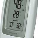 AcuRite 00611 Indoor Outdoor Thermometer with Wireless Temperature Sensor & Hygrometer White Small
