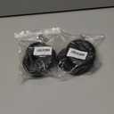 Pack of 2 H12 ANC Replacement Ear Pads Soft Protein Leather Ear Cushions Compatible with MPOW H12 ANC H10 RCA H033C Headphones (Not Fit for MPOW H12 IPO) Earmuffs Noise Isolation Memory Foam Earpads, Black