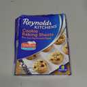 Reynolds Kitchens Cookie Baking Sheets, Pre-Cut Baking Parchment Paper Sheets for Cookies, Oven-Safe up to 425 Degrees, Reusable Up to 3X, No-Mess Cleanup, 12 in x 16 in, 22 Count