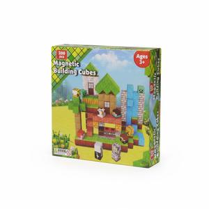 200PCS Magnetic Building Blocks Set, Magnetic Tiles Kids Build Cubes STEM Game Toys, Build Forest World Set, Christmas Birthday Gifts for Boys & Girls Age 3 4 5 6 7 8 9 10, 0.8 in Size