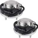 Autoround 512493 Rear Wheel Bearing and Hub Assembly Fit for Dodge Grand Caravan 2012-2020, Chrysler Town & Country 12-16, Volkswagen Routan 12-13, Ram C/V 12-15, 5 Lugs w/ABS, 2-Pack