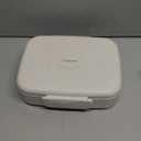 Bento Lunch Box, 5 Compartments Lunch Container for Kids/Adults with Snack cup, Wheat Fiber Eco-Friendly Double Insulated Boxes, Dishwasher and Microwave Safe, BPA-Free (White)