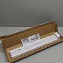 1" Cordless Mini Blinds 21" W x 64" H, White Vinyl Blinds, Horizontal Light Filtering Blinds, Window Blinds for Indoor Windows, Office, Kitchen, Bathroom and Living Room.