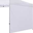 COOSHADE Instant Canopy SunWall 12x12 Canopy SideWall for Pop up Canopy Tent, 1 Pack Sidewall Only, White
