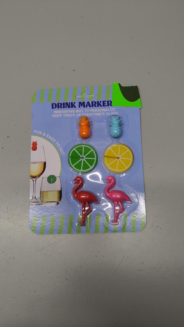 Drink Markers. Keep Track of Everyone's Glass. Pack of 4