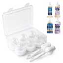 6PCS Standard Flow Nipples, 9ml/min, Reusable, Anti-Colic&Vented Nipples | Compatible with Similac/Enfamil Ready to Feed & Most Standard Bottles, Food-grade, comes with Storage Box & 2 Nipple Brushes