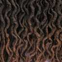 Faux Locs Crochet Hair 12 inch - 6packs/Lot Bo Faux Locs Crochet Hair Curly Dreadlocks Synthetic Faux Locs Braiding Hair Extensions (20 Roots/Pack) #T1B/30