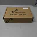 Sportneer Bike U Lock - 18mm Shackle Heavy Duty Bike Lock with 6ft Security Cable - Bicycle U-Locks with Sturdy Mounting Bracket for Road, Mountain, Electric and Folding Bike, Size 9.85''x6.3''