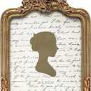 AELS 8x10 Inch Vintage Picture Frame, Elegant Antique Photo Frames with Glass Front, Photo Display, Tabletop Wall Hanging, Gift Ideas, Gold