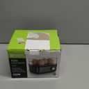 Annie & Mia Design Electric Egg Cooker, Stainless Steel 8 Egg Capacity egg boiler, 500W, Hard, Medium, Soft Boiled Egg Poacher, egg steamer, Multi-function, Knob Auto Shut-Off Function (Black)