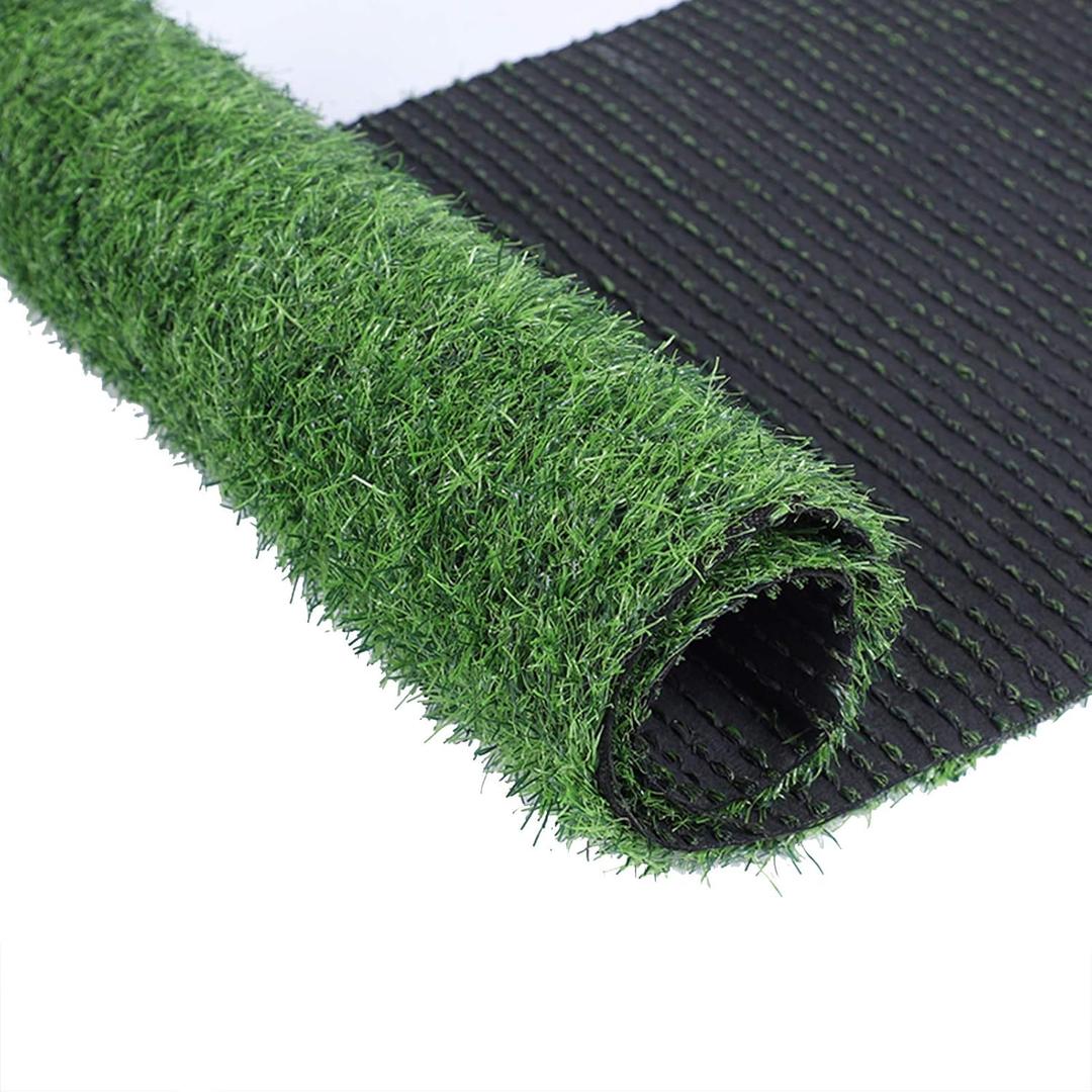 Synthetic Grass Carpet 25mm Artificial Turf,Non-Slip Wear-Resistant Automatic Water Seepage, (21M)