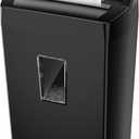 Bonsaii Paper Shredder, 10-Sheet Home Office Shredders, Micro Cut Home Use Paper Shredder with 5.5 Gallons/P-4 High Security/5 Minutes/Shred Card,Staple,Clips (C275-B)