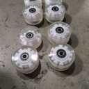 Tanzfrosch 8 Pack Roller Skate Wheels with Bearings Installed Quad Light Up Wheels for Double Row Skating and Skateboard 82A 32mm x 58mm