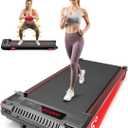 Walking Pad Treadmill, Anylife Incline Walking Pads Under Desk 330lb Capacity, 2.5HP Portable Treadmills for Home, Compact Treadmill Small Running Pad with LED Display, Remote Control