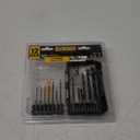 DEWALT Drill Bit Set, Titanium Impact Ready, Ideal for Metal, Wood, and Plastic, 12 Piece (DD5152) (One Size)