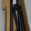 Wall Mounted Clothes Rack 38.4 Inch, Industrial Pipe Clothing Rack, Black Wall Clothing Rack, Multi-Purpose Clothing Hanging Rod for Laundry Room, Closet Storage,Bedroom, Closet (1 Pack)