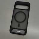 TORRAS Magnetic & Stand for Google Pixel 10 Pro Case/Pixel 10 Case, Fit for MagSafe & Pixelsnap, Mil-Grade Protection, Slim Fit for Pixel 10/10 Pro Phone Case with Flush Kickstand, Translucent Black