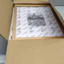 Egofine 11x14 Picture Frames 4 Pack Display Pictures 5x7/8x10 with Mat or 11x14 Without Mat Made of Solid Wood Covered by Plexiglass for Table Top Display and Wall Mounting Photo Frame, Light Brown