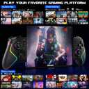 Mobile Gaming Controller for iPad & Tablet (Within 13in) Wireless Gamepad for iPhone/Android Phone with Hall Joystick & Trigger/RGB Light/Turbo/Back Key, Remote Play for PS5/PS4/Xbox/PC, Cloud Game