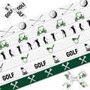 Golf Ribbon for Gift Wrapping Crafts  6 Rolls Grosgrain Golf Ball Cart Ribbon for Gift Wrapping Party Decorations Wrapping Paper Scrapbook Crafts 0.39 Inch  3 Yards Each