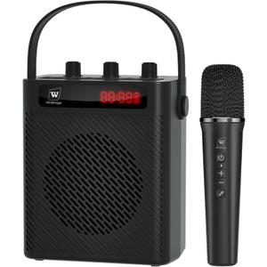 Voice Amplifier with Wireless Mic, 30W Portable Microphone and Speaker | Bluetooth PA System for Teachers & Trainers, UHF 50ft+ Range, Lightweight Rechargeable Amplifier for Classes & Events S93 Pro
