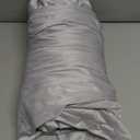 Aerial Silk Yoga Hammock & Swing for Home, Inversion Exercises, Starter Kit for All Levels - Durable with Extension Straps, Carabiners, and Pose Guide (4.5 yards, Silver)