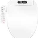 Electric Bidet Toilet Seat Elongated with Heated Seat, Warm Air Dryer, Endless Warm Water, Oscillating and Pulsating Spray Wash, Stainless Steel Self-Clean Nozzle