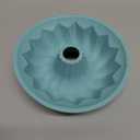 FunSiltasy Silicone Cake Mold Flower Shaped - Non-Stick Pan, Reusable Flexible Baking Mold for Cakes Cupcakes Chocolate, Easy to Clean Blue Baking Supplies