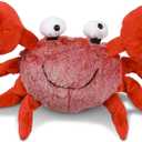 Puzzled Super Soft Red Crab Plush, 12"