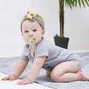 UNIFACO Unisex Baby Funny Saying Outfit Short and Long Sleeve Bodysuits Romper 0-18M (Gray)