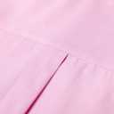 Alimens & Gentle Mens Solid Oxford Shirt Long Sleeve Dress Shirt Work Casual Button Down Shirts with Pocket (Pink), M