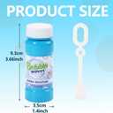 novelinks Mini Bubble Bottle Bulk, Bubble Wand Set for Kids, Colorful Bottle of Bubble Solution, Novelty Summer Toy for Toddlers, Birthday Bubble Themen Party Favor Toy (40 Pack 2oz)