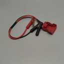 Jumper Cables with Adapter Compatible with Mil.waukee M18 18V Battery Jumper Starter, Automotive Booster Cables 2ft 8AWG Cable Power Tool Line, Silicone wire temperature resistance 392