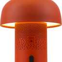 Kooduu Sensa Play Bluetooth Speaker Light with Cordless, Rechargeable Speaker & Light with Touch Control for Indoor/Outdoor Use, Orange
