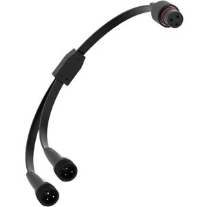 Y-Splitter for Govee Permanent Outdoor Lights, Y-Shaped Cable (1 Female to 2 Male) Compatible with Govee H705A H705B H705C H706A H706B H706CBlack