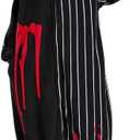 DarkCom Clown Onesie Halloween Costume One Piece Unisex Adult Pajamas Women Men Sleepwear Christmas Pajamas