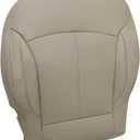 Tan Front Driver Or Passenger Side Bottom Leather Perforated Seat Cover Compatible with Buick Lacrosse 2010 2011 2012 2013